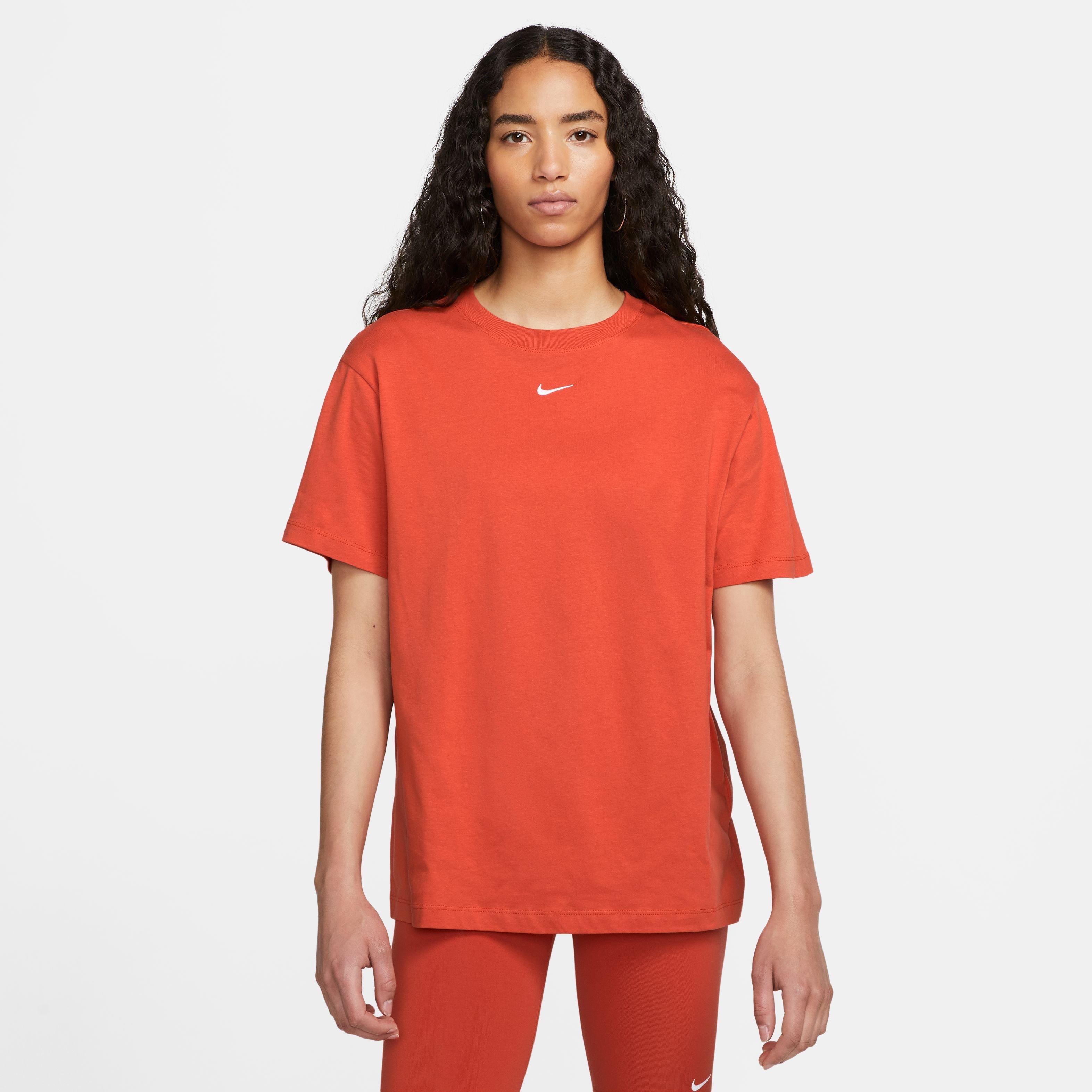 Orange nike t cheap shirt women's